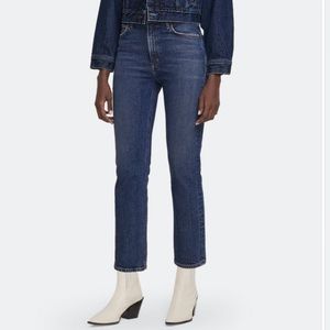 AGOLDE Wilder Straight-leg Organic Cotton-blend Denim Jeans In Hype 26